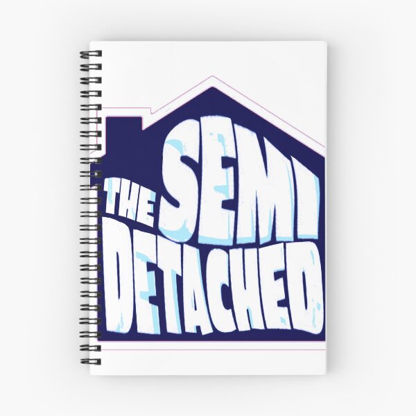 Item preview, Semi Detached House Logo Blue designed and sold by HeadacheMachine.