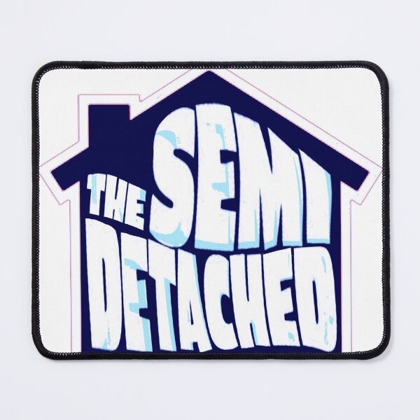 Item preview, Semi Detached House Logo Blue designed and sold by HeadacheMachine.