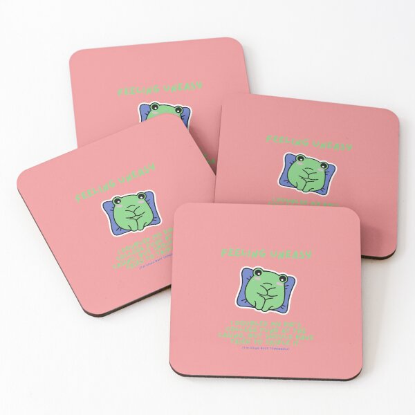 Item preview, Feeling Uneasy Frog designed and sold by BrickedBrands.