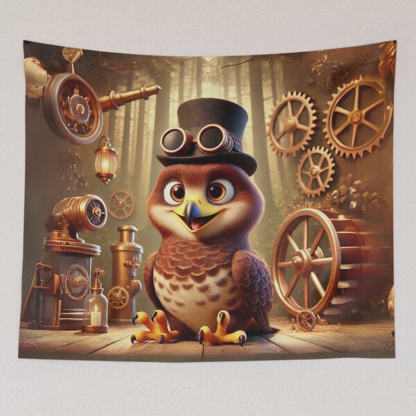 Item preview, Steampunk Common Buzzard designed and sold by Sillytoe.