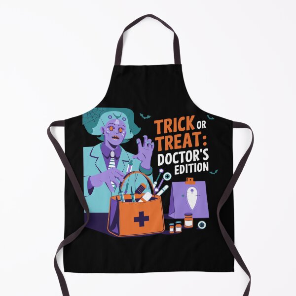 Item preview, Trick or treat: doctor edition, funny med school and Halloween designed and sold by NoetherSym.