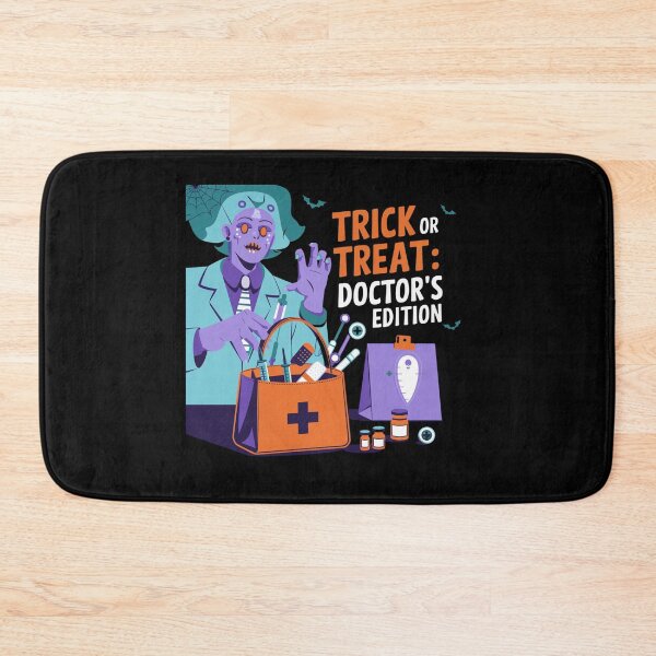 Item preview, Trick or treat: doctor edition, funny med school and Halloween designed and sold by NoetherSym.