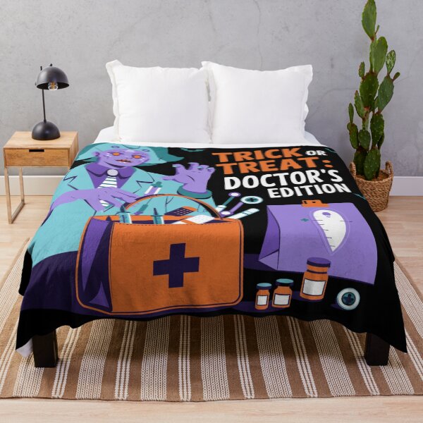 Item preview, Trick or treat: doctor edition, funny med school and Halloween designed and sold by NoetherSym.