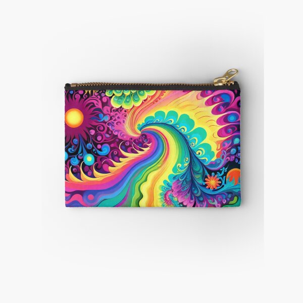 Item preview, 70s Colorful Vintage Psychedelic Artwork designed and sold by HLPsychDesigns.