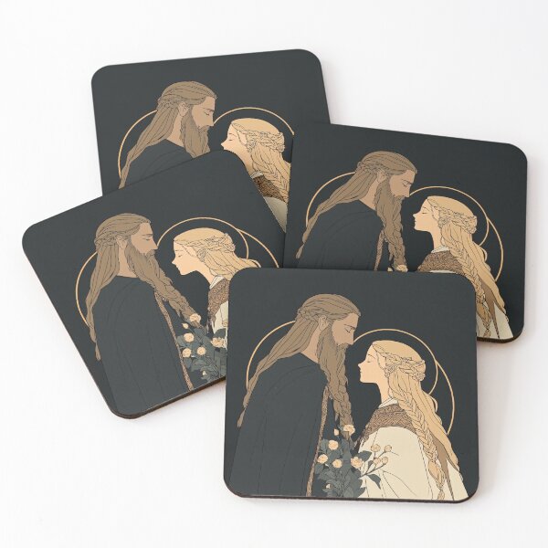 Item preview, Hjalmar and Ingeborg, Norse mythology | Anime style designed and sold by ComicsFactory.