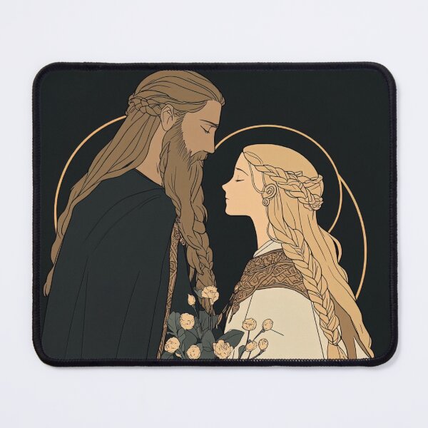 Item preview, Hjalmar and Ingeborg, Norse mythology | Anime style designed and sold by ComicsFactory.