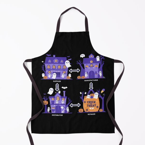 Item preview, The journey to trick or treat, supply chain halloween designed and sold by NoetherSym.