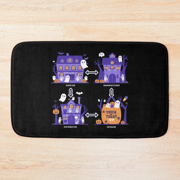 Item preview, The journey to trick or treat, supply chain halloween designed and sold by NoetherSym.
