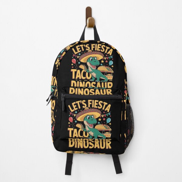 Item preview, Let's Fiesta Taco Dinosaur Funny Quote designed and sold by Verycutethings.