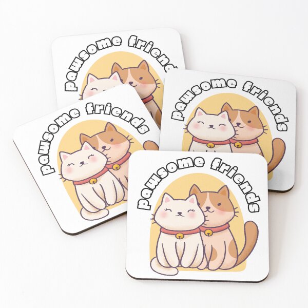 Item preview, Cat Friend Moshup Frenship Valentine's Day Pun designed and sold by ProWittyDesigns.