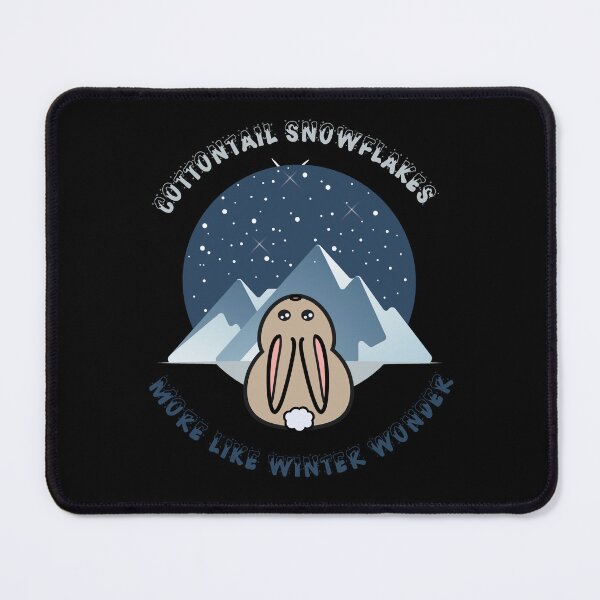 Item preview, Snow Bunny Magic: Cute Cottontail & Snowflake Art designed and sold by UN-FUR-GETTABLE.