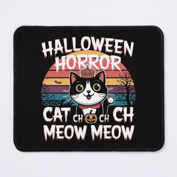 Item preview, Chilling Halloween Horror Cat , Ch Ch Ch Meow Meow , funny idea  designed and sold by masteryStore.