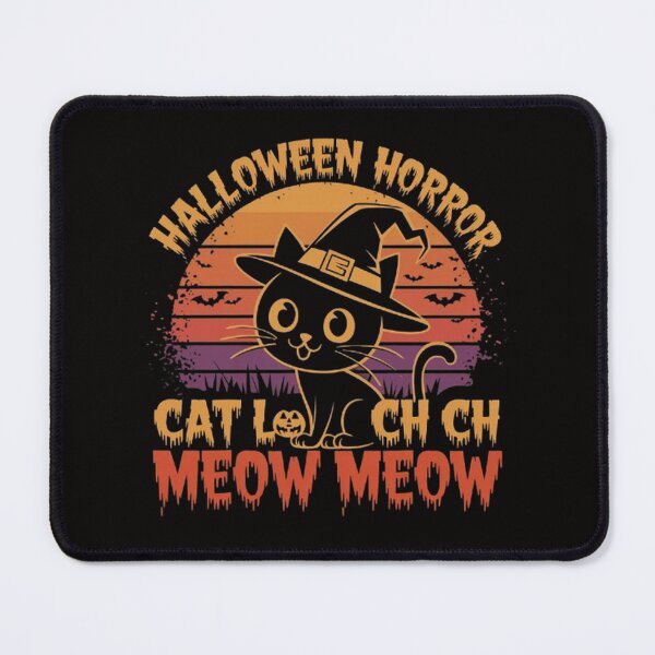 Item preview, Chilling Halloween Horror Cat , Ch Ch Ch Meow Meow , funny idea  designed and sold by masteryStore.