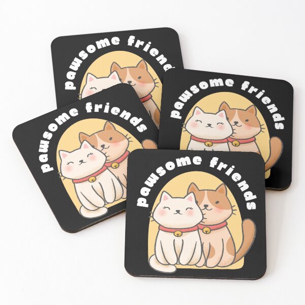 Item preview, Cat Frenship Moshup Valentine's Day Pun designed and sold by ProWittyDesigns.