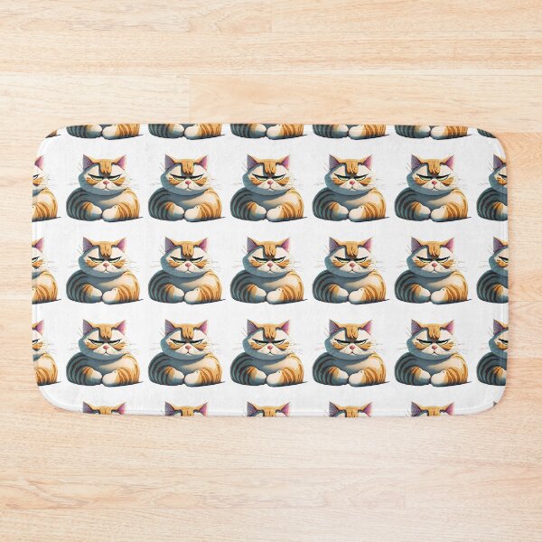 Item preview, Sassy Cat - Orange and White Striped designed and sold by CreateDreamz.