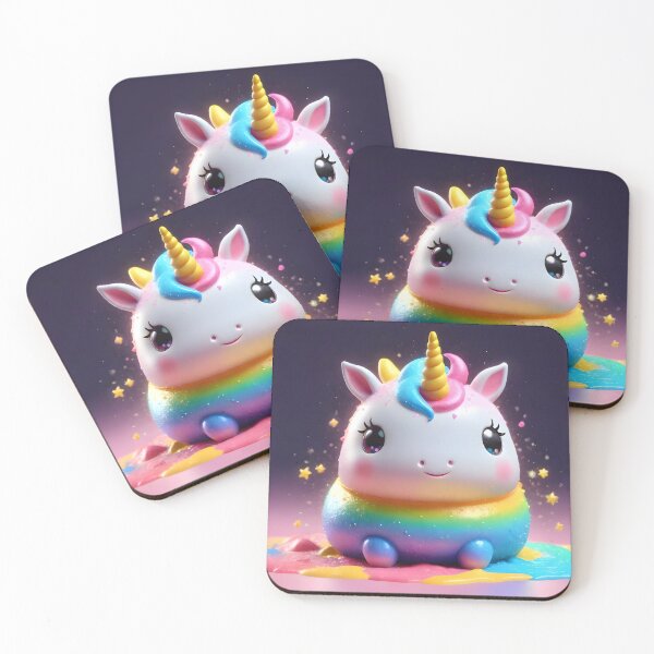 Item preview, PRECIOUS RAINBOW UNICORN KAWAII ART SQUISHY designed and sold by Arts4U.