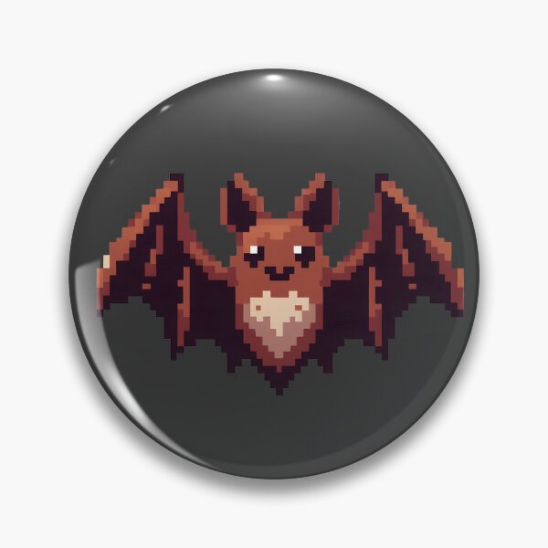 Item preview, 8 Bit Pixel Bat designed and sold by BugandAcorn.