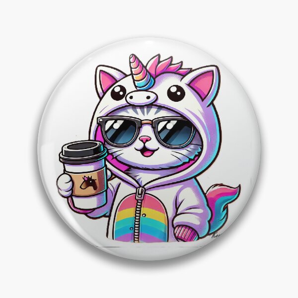 Item preview, Unicorn Onesie Kitten Ready for the Day designed and sold by KenmoreRd.