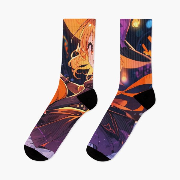 Item preview, Happy Halloween Witch: Vibrant Anime-Style Illustration with Festive Charm designed and sold by Khala.