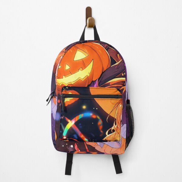 Item preview, Happy Halloween Witch: Vibrant Anime-Style Illustration with Festive Charm designed and sold by Khala.