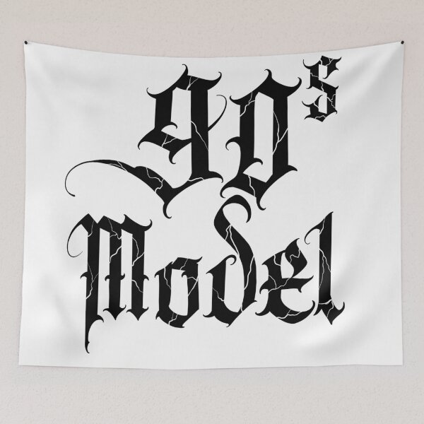 Item preview, 90s model letters dark designed and sold by 7Delamancha.