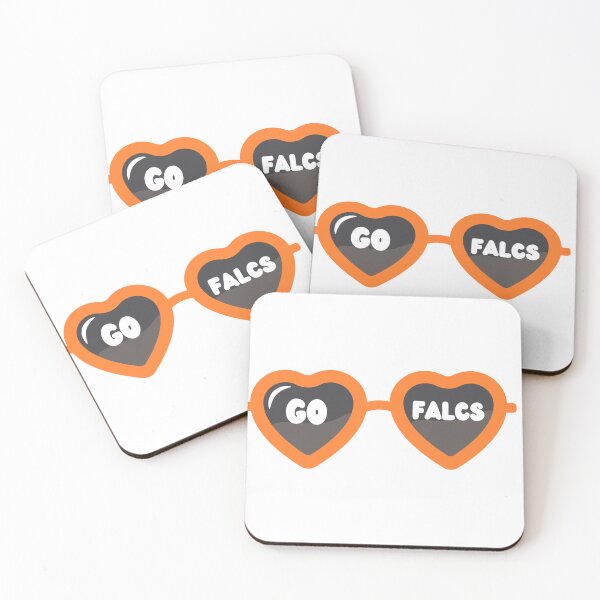 Item preview, Go Falcs Heart Glasses designed and sold by OhioCollegeLife.