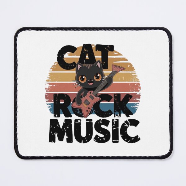 Item preview, Paws & Rock ‘n’ Roll , Feline Groovy , funny idea  designed and sold by masteryStore.