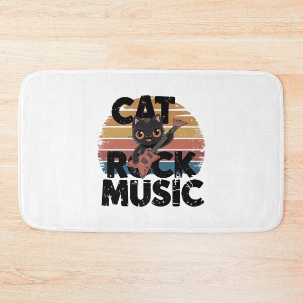Item preview, Paws & Rock ‘n’ Roll , Feline Groovy , funny idea  designed and sold by masteryStore.