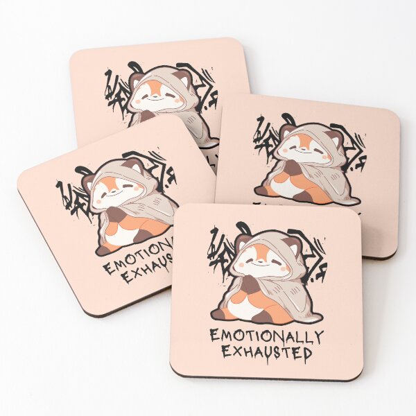 Item preview, Emotionally Exhausted #RedPanda #FunnyRedPanda #RedPandaLover #ExhaustedPanda designed and sold by Anna Halasek.
