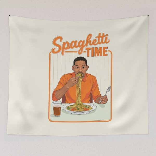 Aperçu de l'œuvre C'est l'heure des spaghettis ! créée et vendue par robertfarkas.