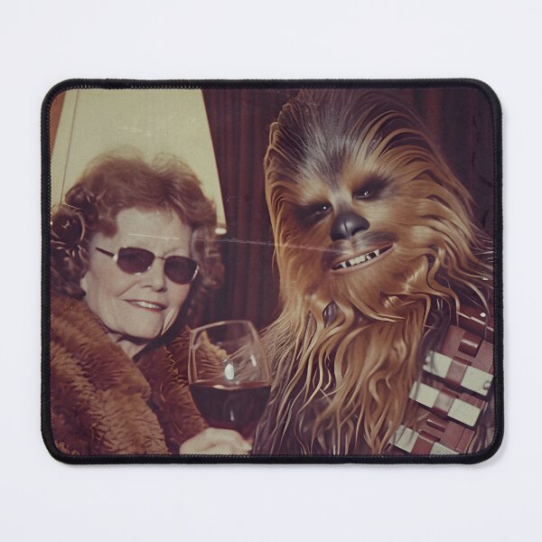 Item preview, Chewbacca Dining with Lady Lost Photo designed and sold by Canary-Vice.