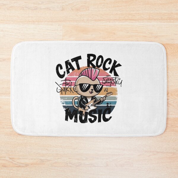 Item preview,  Paws & Rock ‘n’ Roll , Feline Groovy , funny idea  designed and sold by masteryStore.