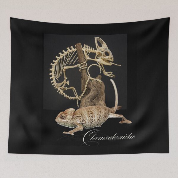 Item preview, Chamaeleonidae Skeleton & Chameleon Wildlife Design designed and sold by EarthArtDesigns.