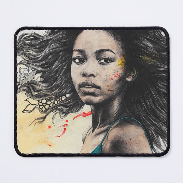 Item preview, Black woman with zentangles  designed and sold by Marco Paludet.