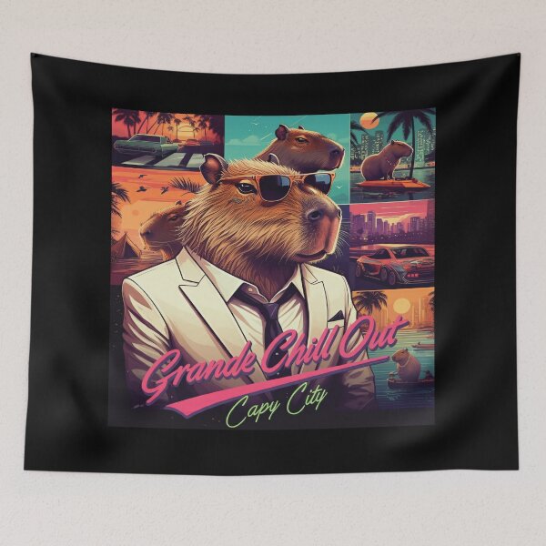 Item preview, Capy City designed and sold by MikeMoreArt.