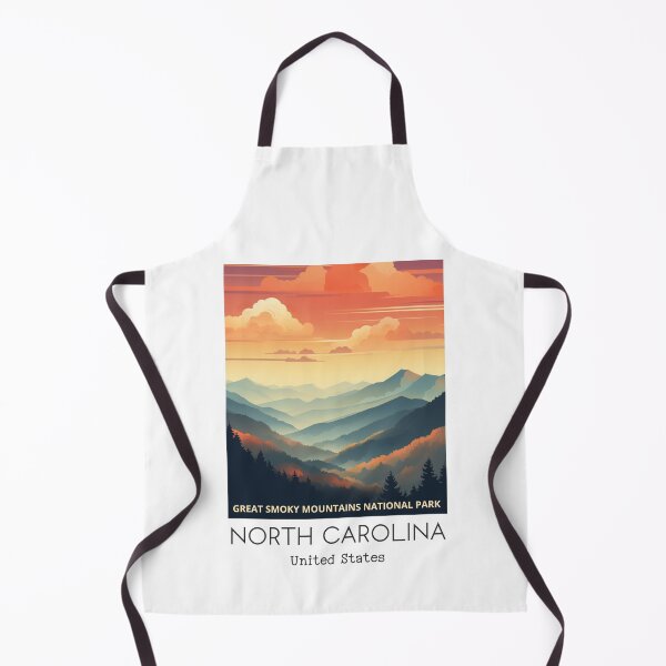 Item preview, A Vintage Travel Illustration of Great Smoky Mountains National Park designed and sold by GoodOldVintage.