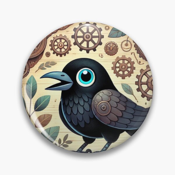 Item preview, Steampunk Common Grackle designed and sold by Sillytoe.