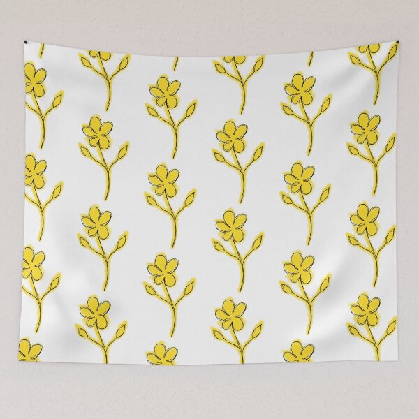 Item preview, Yellow flower doodle designed and sold by MadeByBonilla.