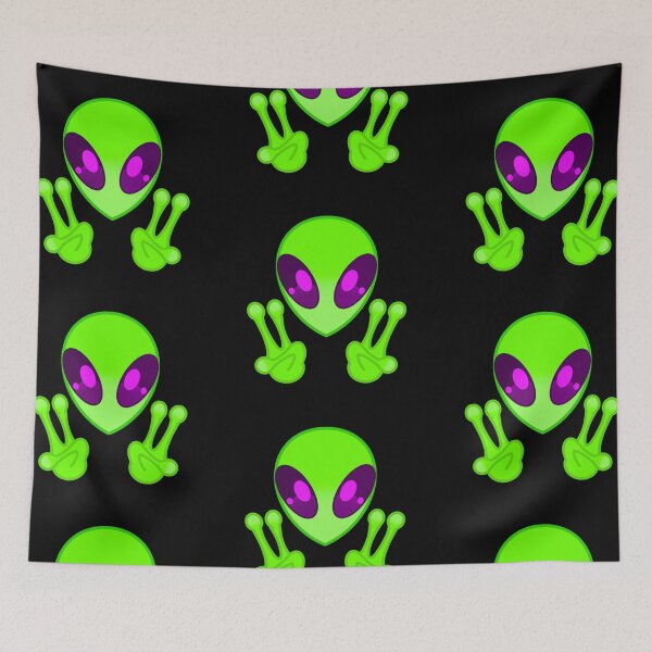 Item preview, “Peace Out” Alien designed and sold by bumblebreeart.