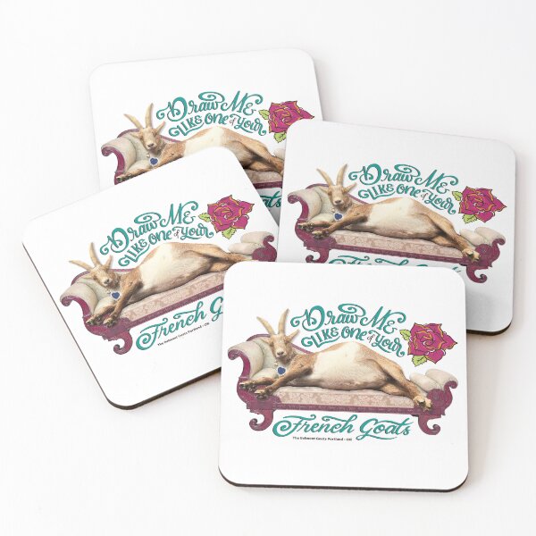 Item preview, Draw Me Like Your French Goats (Just The Goat) designed and sold by thebelmontgoats.