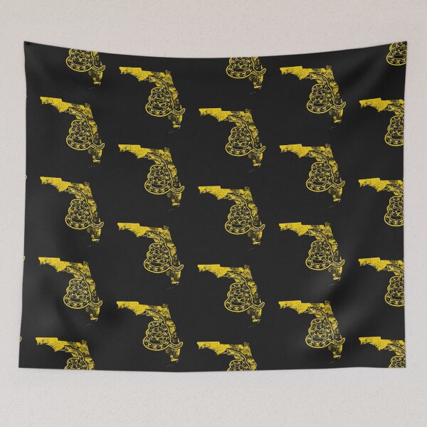 Item preview, Distressed FLORIDA  - Freedom Is The Superpower - Gadsden Snake Flag - Dont Tread On Me design designed and sold by pelagio.