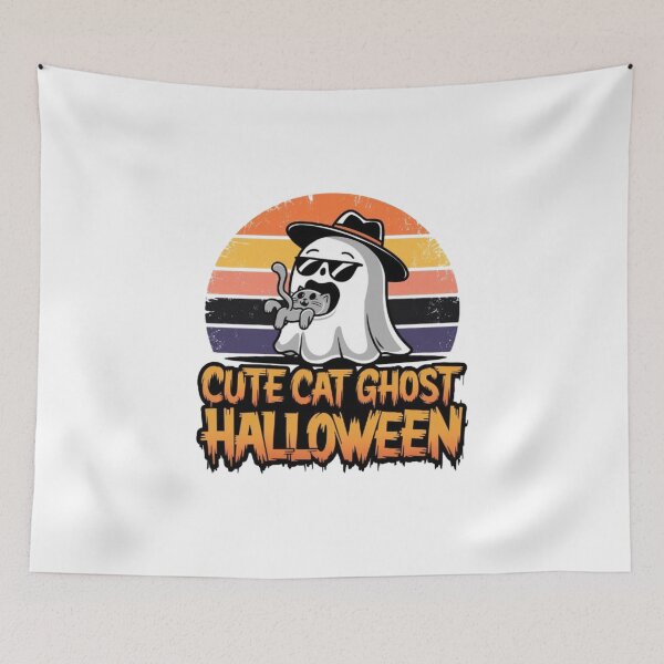Item preview, Boo-tifully Cute Funny Cat Ghost Halloween , funny idea  designed and sold by masteryStore.