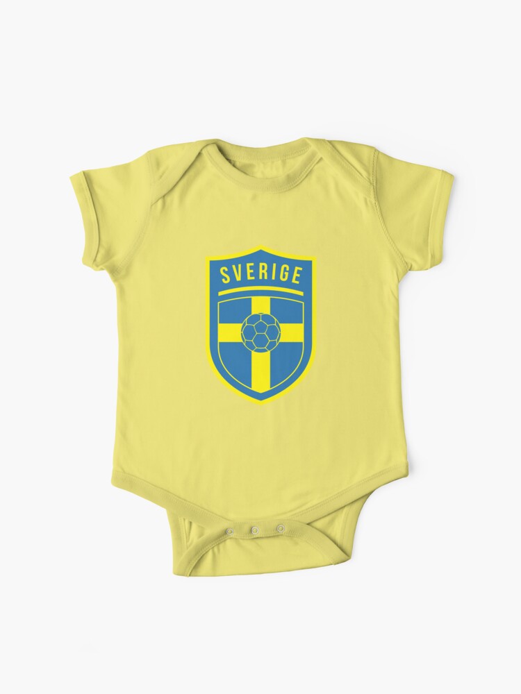 Don't Mess With Sweden! (Sverige / Svensk / Viking / Yellow) Baby One-Piece  for Sale by MrFaulbaum