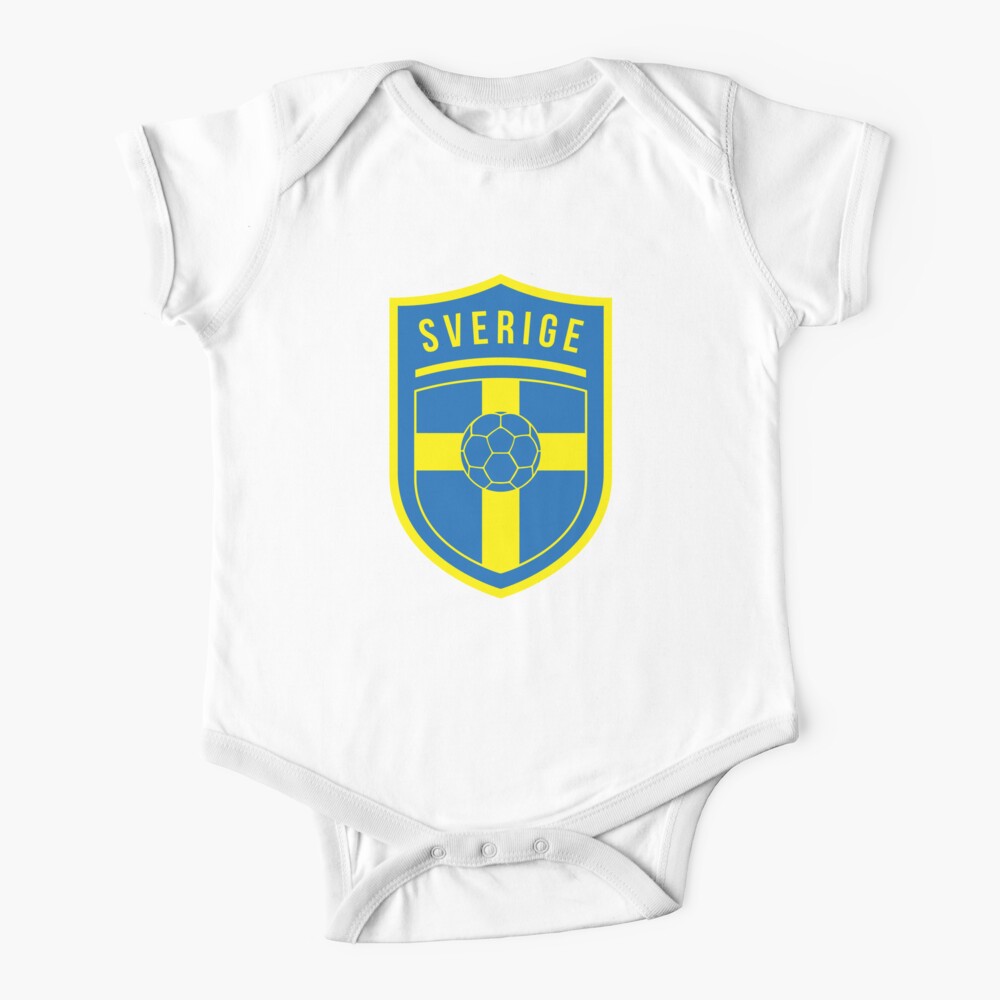 Don't Mess With Sweden! (Sverige / Svensk / Viking / Yellow) Baby One-Piece  for Sale by MrFaulbaum