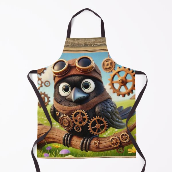Item preview, Steampunk Common Raven designed and sold by Sillytoe.