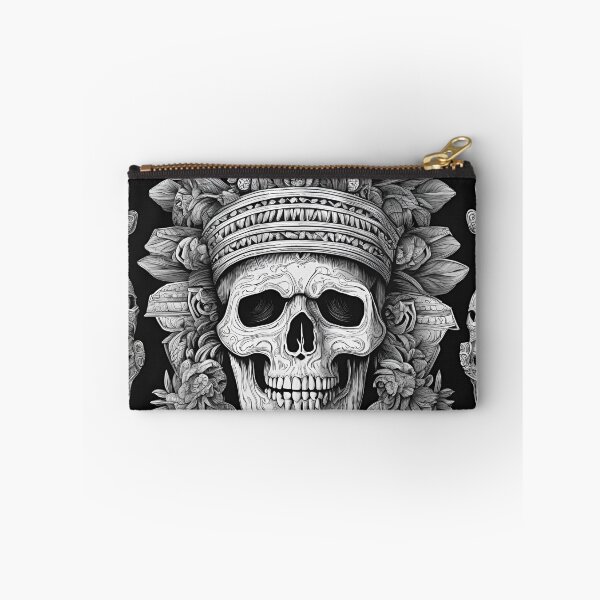 Item preview, Aztec Warrior Skull designed and sold by NicMacTees.