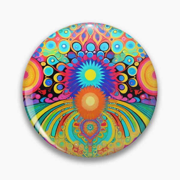 Item preview, 70s Psychedelic Colorful Art designed and sold by HLPsychDesigns.