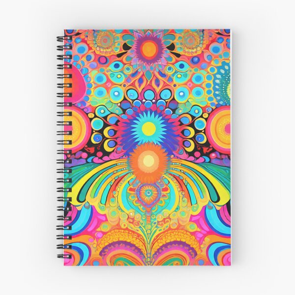 Item preview, 70s Psychedelic Colorful Art designed and sold by HLPsychDesigns.