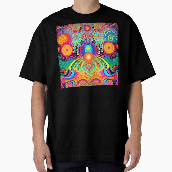 Item preview, 70s Psychedelic Colorful Art designed and sold by HLPsychDesigns.