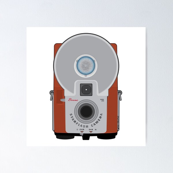 Appareil Photo Vintage Brownie Star Flash - Fonctionnel, Look Rétro